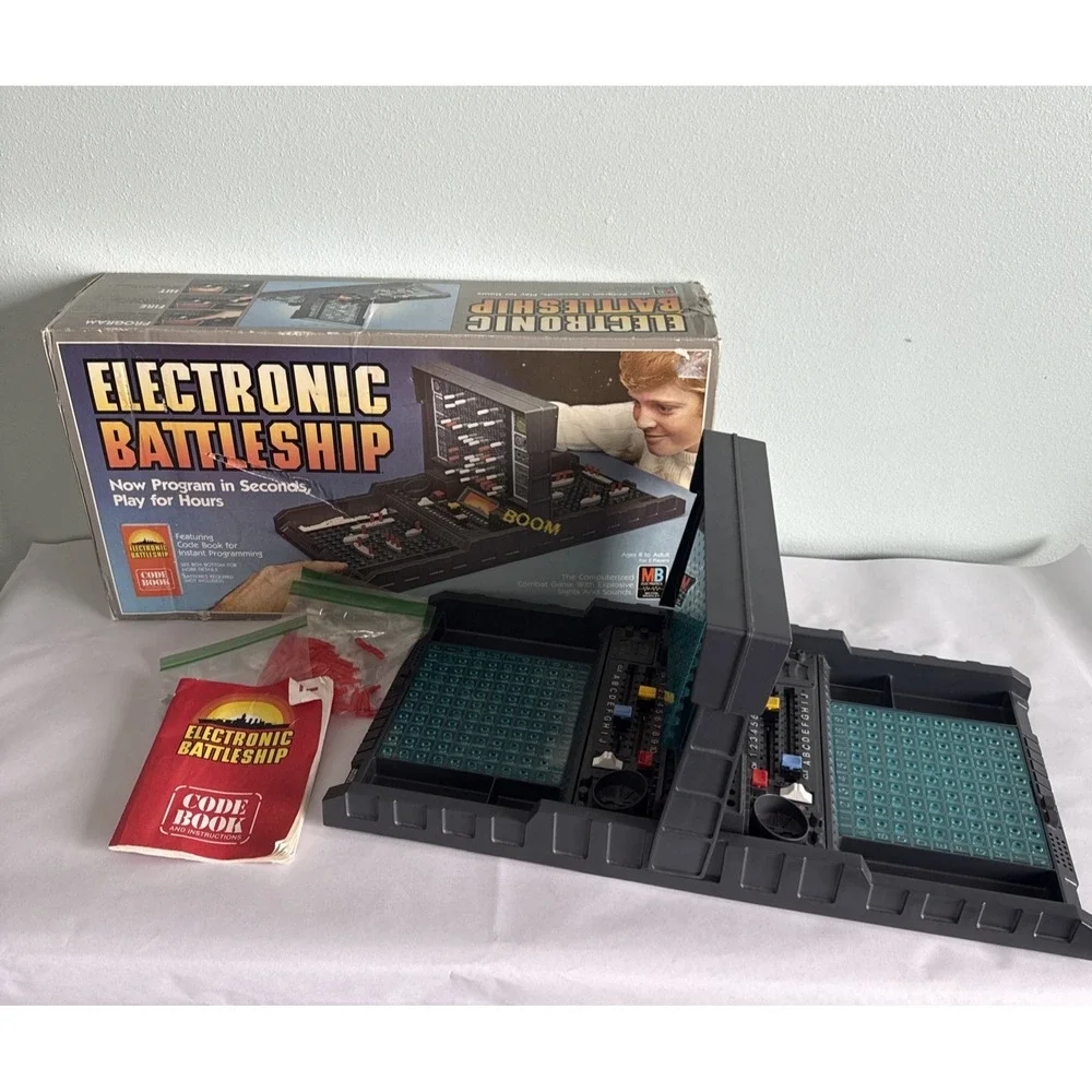 Milton Bradley Electronic Battleship Game 1982 MB VTG Works /Refurbished READ